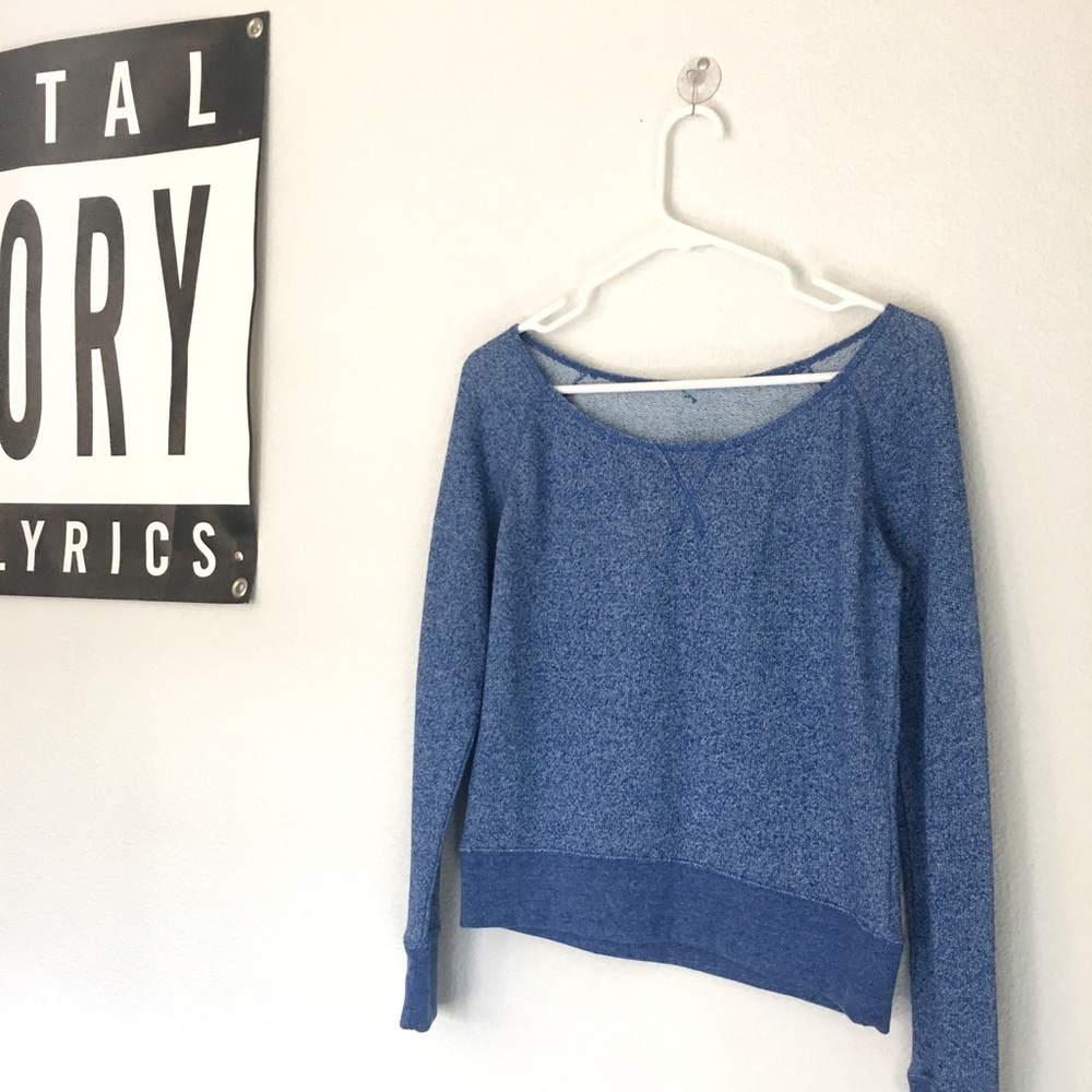 Independent blue long sleeve shirt